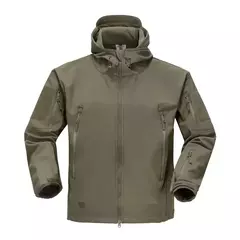 Jaquetas de caminhada de lã camuflada para homens, blusão masculino, roupas táticas, outono, 2024