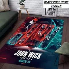 Imagem do Filme John Wick Tapete antiderrapante, arte da moda, cinema, sala de estar, sof?
