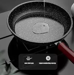 Frigideira Antiaderente, Wok Pan, Panqueca com Tampa, Fogão a Gás de Indução - loja online