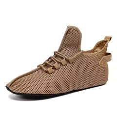 YRZL-Sapatilhas altas confortáveis para homens, tênis de corrida casual, sapatos de caminhada ao ar livre, meias de casal - Wolf Magazine