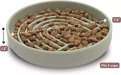 Suprimentos para animais de estimação tigela de comida lenta gato anti-queda tigela de comida antiderrapante filhote de cachorro anti-asfixia brinquedo de silicone placa de comida na internet