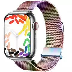 Correia para Apple Watch Band, Pulseira Milanese, Cinto de Metal, 45mm, 44mm, 42mm, Ultra 49mm, 38mm, 40mm, 41mm, iWatch Series 9, 8, 7, 6, 5, 3, SE na internet