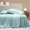 Lanlika Top Grade Natureza 100% Seda Bedding Set Beleza Capa de Edredão Folha Plana Rainha Rei Cama Fronha De Linho Para O Presente Do Sono