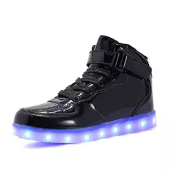 Tamanho 25-46 led sapatos com luzes brilhantes led chinelos para crianças & adulto feminino tenis para crianças meninos meninas sapatilhas luminosas - comprar online