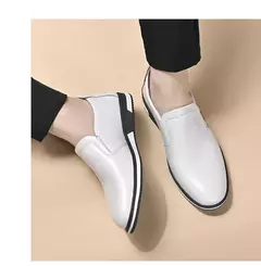 Elegante sapatos Oxford masculinos, sapatos formais masculinos, mocassins de vestido de casamento, slip on, plus size, moda, 2024 - Wolf Magazine
