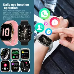 H9-Smart Watch for Men and Women, HD Display, Answer, Make Call, Message, Preview, Sport Modes, DIY Dial, Weather Forecast, 2.01 in, Novo na internet
