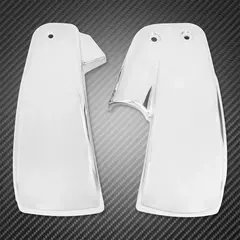 Capa lateral para bateria de carenagem de motocicleta, preta/cromada, para harley softail m8 fat boy breakout fxbr flfb sport glide 2018-2021 2022