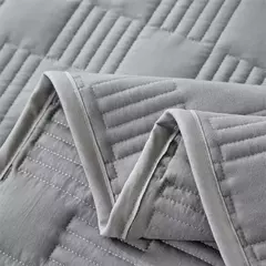 Conjunto de colcha, capa de cama de poliéster + fronha, colcha de verão acolchoada bege, verde liso queen king 176*230cm 3 peças personalizadas