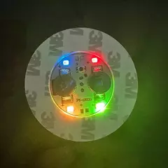 Brilhante LED Luminous Coaster Decor Adesivos, Luz Piscando, Night Club Bares, Garrafa de Vinho, Cup Decor, 10 Pcs na internet
