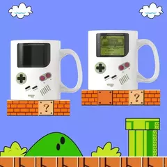 Caneca De Café Cerâmica Termocrômica Do Console De Jogos, copos De água, copos - loja online