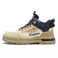 Tênis casual vulcanizado masculino, sola macia, tênis esportivo para caminhada, ao ar livre, masculino, outono