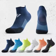Meias de verão para homens e mulheres, meias de tornozelo, esportes fitness, secagem rápida, absorção de suor, respirável, anti-fricção, maratona