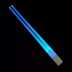 Tema StarWar reutilizável lavável e destacável Sushi Chopsticks, sabre de luz LED, pauzinhos chineses luminosos, utensílios de cozinha, 1 par - loja online