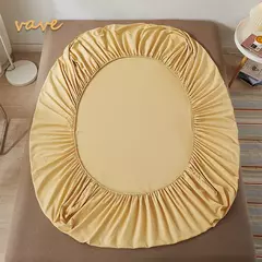 100% algodão cabido folha com faixas elásticas antiderrapante ajustável colchão cobre para único cama king queen duplo, 140/160/200cm - Wolf Magazine