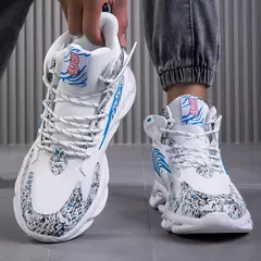 Tênis de corrida respirável de luxo masculino, Tênis Casual Masculino, Treinador de tênis, Mocassins Moda Corrida - Wolf Magazine