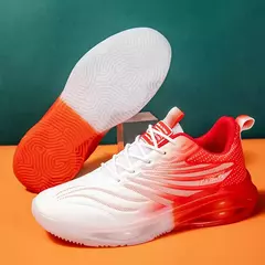 Altura de sola grossa masculina aumentando tênis, calçados esportivos, respirável, antiderrapante, casual, corrida, malha, andar - loja online