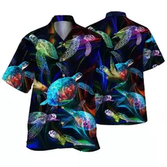Camisas estampadas em 3D papagaio masculinas, camisas havaianas de praia, manga curta, moda casual, lapela de carreira - loja online
