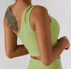 Conjunto de saia de ioga para mulheres, treino de ginástica, sutiã de ombro feminino de cintura alta, sutiã de tênis feminino - Wolf Magazine