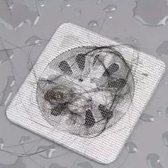 Tampas De Dreno De Chuveiro Descartáveis, Captores De Cabelo Para Chuveiro, Adesivos De Malha De Filtro, Filtro De Pia De Assoalho, Acessórios Do Banheiro - comprar online