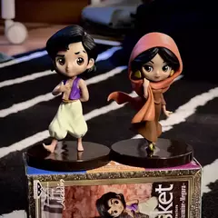 Bandai-Princesa Aurora Jasmine Megara Snow White Mini Action Figures, Qposket Série História, Brinquedos das meninas, Modelo Clássico Ação - Wolf Magazine