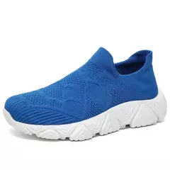 Sapatilhas leves e respiráveis masculinas e femininas, mocassins de corrida, sa