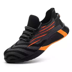 Tênis masculinos leves anti-punção, sapatos de trabalho indestrutíveis, botas de segurança masculinas