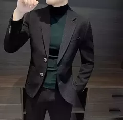 Fatos e blazers xadrez masculinos, moda masculina casual, jaqueta grife de luxo, roupas grife premium, branco e marrom, casacos de festa, verão - comprar online