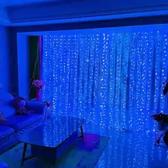 Natal USB Powered LED Curtain String Lights, Wedding Fairy Lights, Decoração de acampamento, Guirlanda para o ano novo - Wolf Magazine