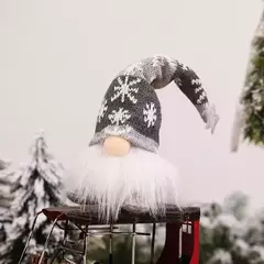 Natal gnome boneca sem rosto luz da noite feliz natal decorações para casa ornamento do feriado presente de natal navidad ano novo