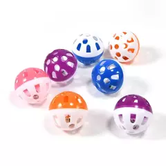 10 pçs animal de estimação papagaio brinquedo colorido oco rolamento sino bola pássaro brinquedo periquito cockatiel papagaio mastigar gaiola brinquedos divertidos suprimentos para pássaros de estimação - comprar online