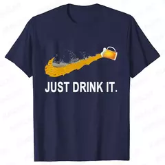Camiseta de manga curta masculina preta, camiseta de cerveja engraçada, tops de rua, roupas novas da moda, verão - Wolf Magazine