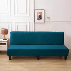Tampa do sofá-cama impermeável para sala de estar, sofá dobrável sem braços, Stretch Couch Covers, Thick Poltrona Protector - comprar online