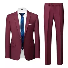 Conjunto de terno casual masculino de negócios, jaqueta masculina, blazers, calças, calças, colete, colete, moda, 2023 - Wolf Magazine