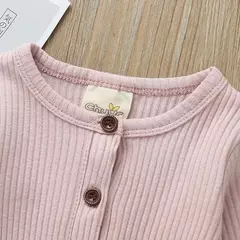Romper de manga comprida unissex para bebê recém-nascido, cor sólida, roupas de algodão infantil, 3-18 meses, verão - Wolf Magazine