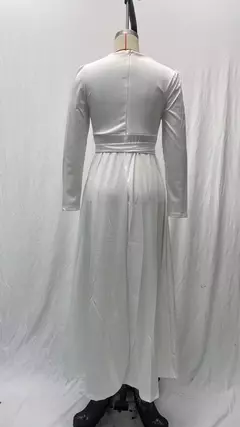 Vestido Emagrecedor com Superfície de Seda, Altura Mostrando, Vestido Elegante, Transfronteiriço, Europeu e Americano, Estilo Socialite, Novo, Primavera e Verão, 2024 - comprar online