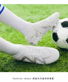 sapato masculino tênis masculino 2024 Homens Sapatos de Futebol Tamanho Grande Ultraleve Botas De Futebol Meninos Tênis Não-Deslizamento AG/TF Chuteiras De Futebol Botas De Tornozelo Unisex - loja online