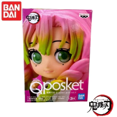 Imagem do Em estoque original bandai demon slayer q posket série shinobu kocho zenitsu agatsuma tanjiro kamado estatueta modelo colecionável