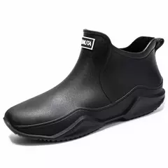 Botas de chuva antiderrapante impermeáveis para homens, sapatos de tornozelo alto para casal, caminhadas, pesca, água, chef, trabalho, ao ar livre, moda, novo