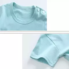 Conjunto de roupas para crianças de 1 a 6 anos, pijama de algodão com listra e shorts, design cartoon, estampa de zebra e dinossauro, 2 peças - Wolf Magazine