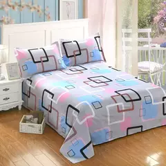 Lençol de cama de alta qualidade cor sólida, folha plana, gêmeo, completo, rainha, king size, Skin-Friendly, Soft Top, sem capas de travesseiro, 1pc - comprar online