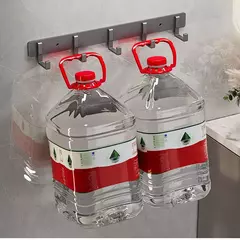 Ganchos não perfurados do banheiro, ganchos da porta, gancho da roupa da parede, armazenamento do quarto, alumínio do espaço, atacado na internet