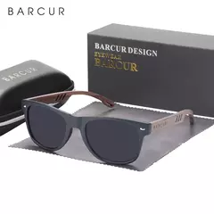 BARCUR Design Madeira Óculos De Sol Homem Natural Noz Óculos De Sol Mulheres Óculos Polarizantes Óculos UV Proteção Eyewear - Wolf Magazine