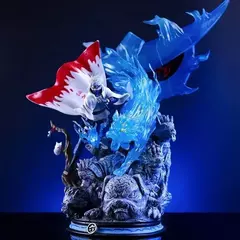 Imagem do 27cm gk naruto hatake kakashi anime figura cs sexta geração ninja estátua decoração boneca de ação colecionável modelo menino toygift