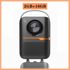 HONGTOP Android Inteligente Mini Projetor 300ANSI Lumen Projetor Portátil 4K com WIFI Bluetooth 1080P Home Movie Theater Beamer - comprar online