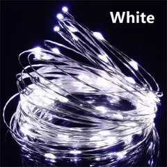 USB LED String Lights para decoração de Natal Luzes de fadas impermeáveis Fio de cobre, Guirlanda de luz, Festa de casamento, 10 m, 20 m, 30m na internet
