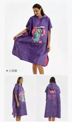 HOTMANGO-Toalha Poncho de Microfibra, Traje Surf Beach, Roupete de Banho com Capuz, Atividades Impermeáveis, Homens e Mulheres Adultos
