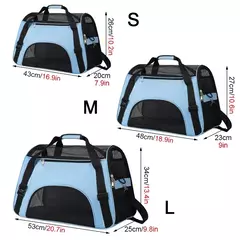 Portable Folding Pet Carrier Bag, Puppy Travel Bags, Respirável para gatos e filhotes, Confortável na internet