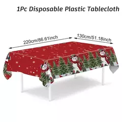 Toalha de mesa Merry Christmas Snowman para decoração de casa, toalha de mesa, inverno, ano novo, 2022, 2024 - Wolf Magazine