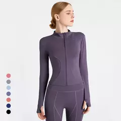 Camisas de ioga de manga comprida para mulheres, top esportivo, fitness, ginásio, roupas esportivas, push up, corrida, roupas de manga cheia, sutiã, 2024 - Wolf Magazine