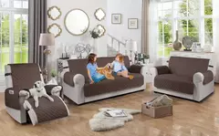 Capas de sofá impermeável com bolsos laterais, antiderrapante Slipcovers, correias elásticas, protetor de sofá para cães e gatos, 1 lugares, 2 Seaters, 3 Seaters, 4 Seaters na internet